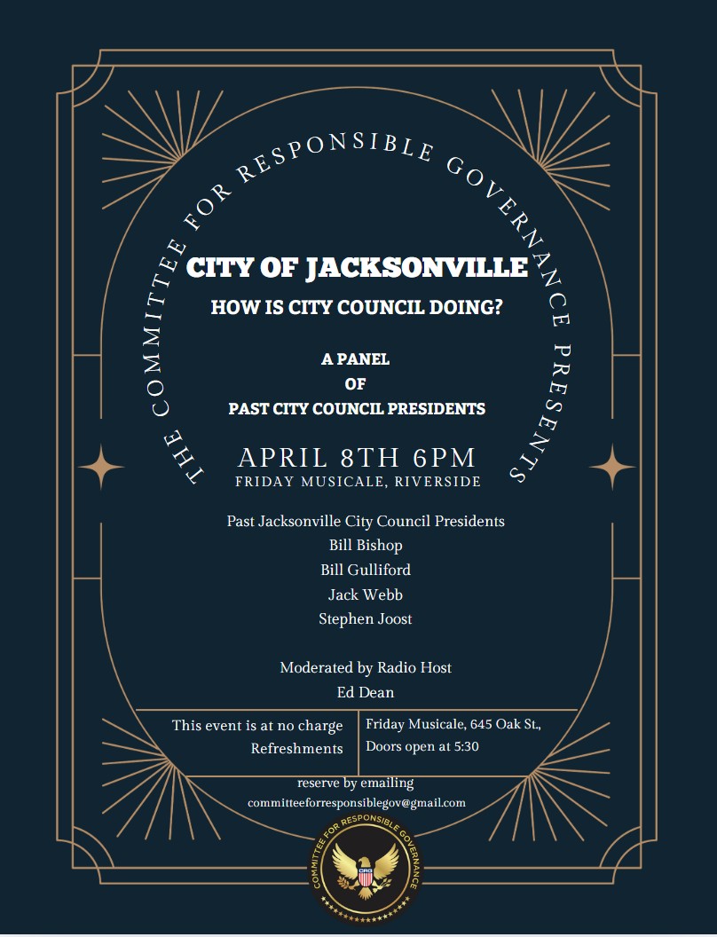CRG event panel of past Jax city council presidents talk about state of Jax